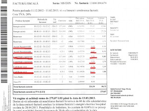 factura e.on energie