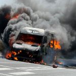 incendiu microbuz- bacau